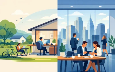 Suburban Workspace Versus Downtown Offices